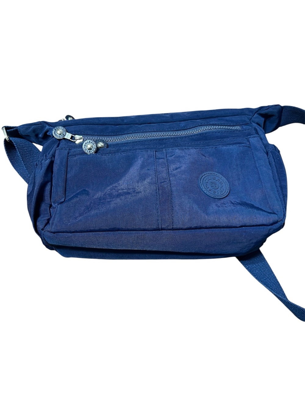 Chibao Women’s Navy Blue Shoulder Bag or Crossbody Purse - Medium - Nylon